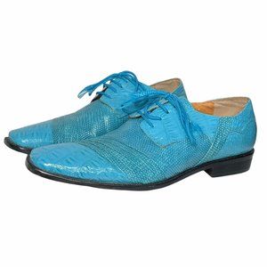 Roberto Chillini Vegan Leather Size 12 Men's Turquoise